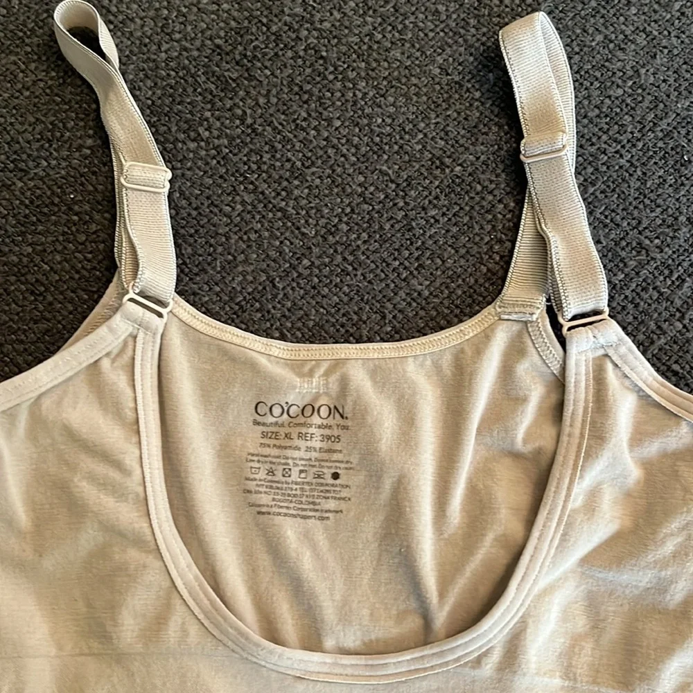 Co’coon Cream Bodysuit with Adjustable Straps size xl - Picture 4 of 6